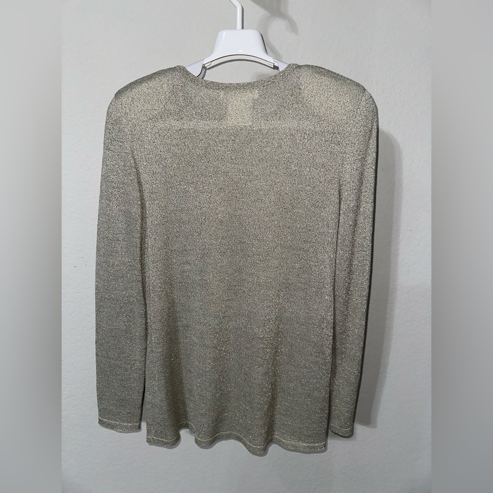 Escada Glitter Blouse Size 6-8‎ - Picture 2 of 8